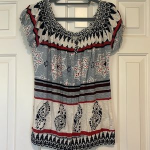 Lucky Brand boho cotton top